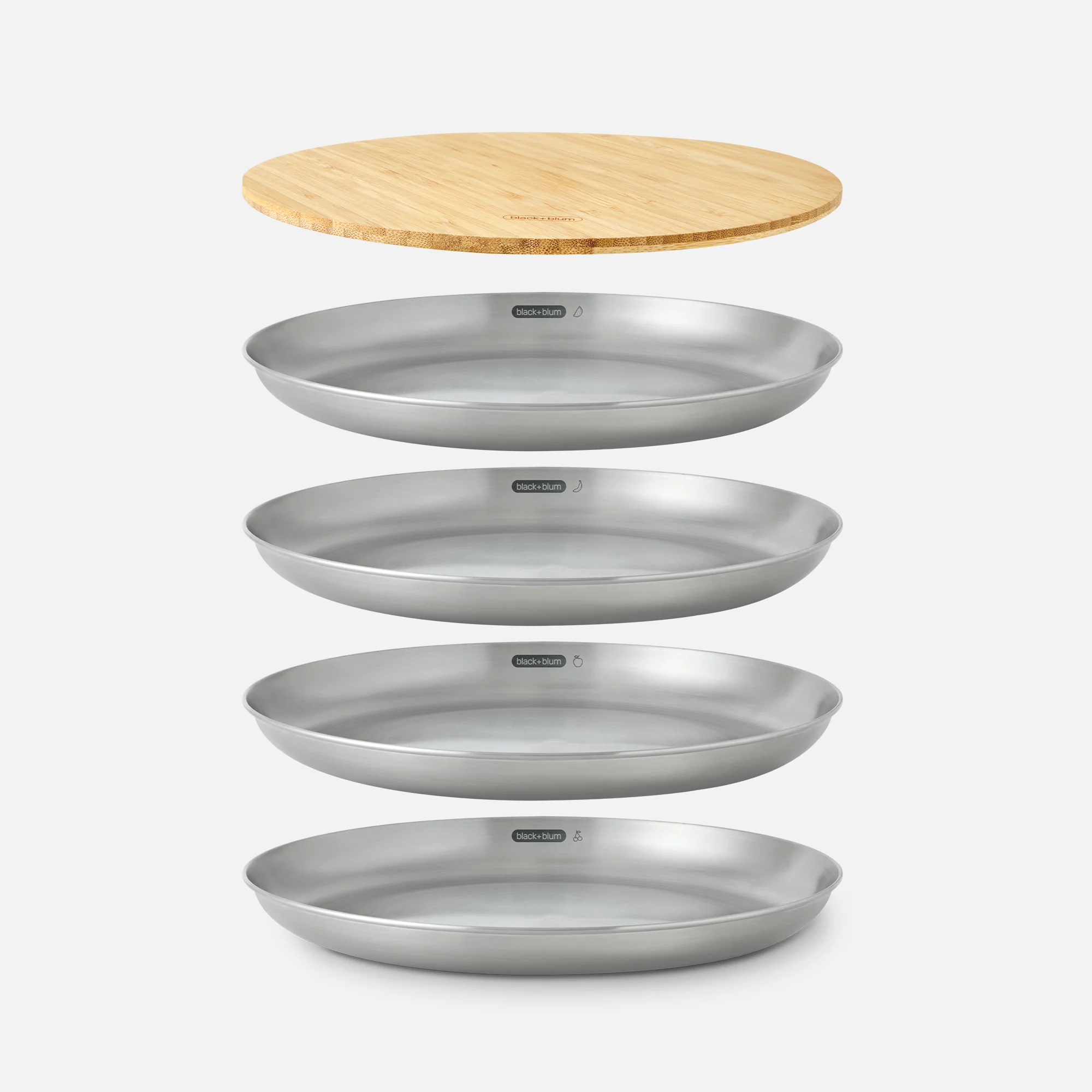 STAINLESS STEEL PLATE SET - Image 4